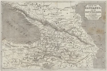 Map of the Caucasus